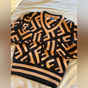 Fendi Monogram Sweater. Tag states it’s a medium but fits more like a small.